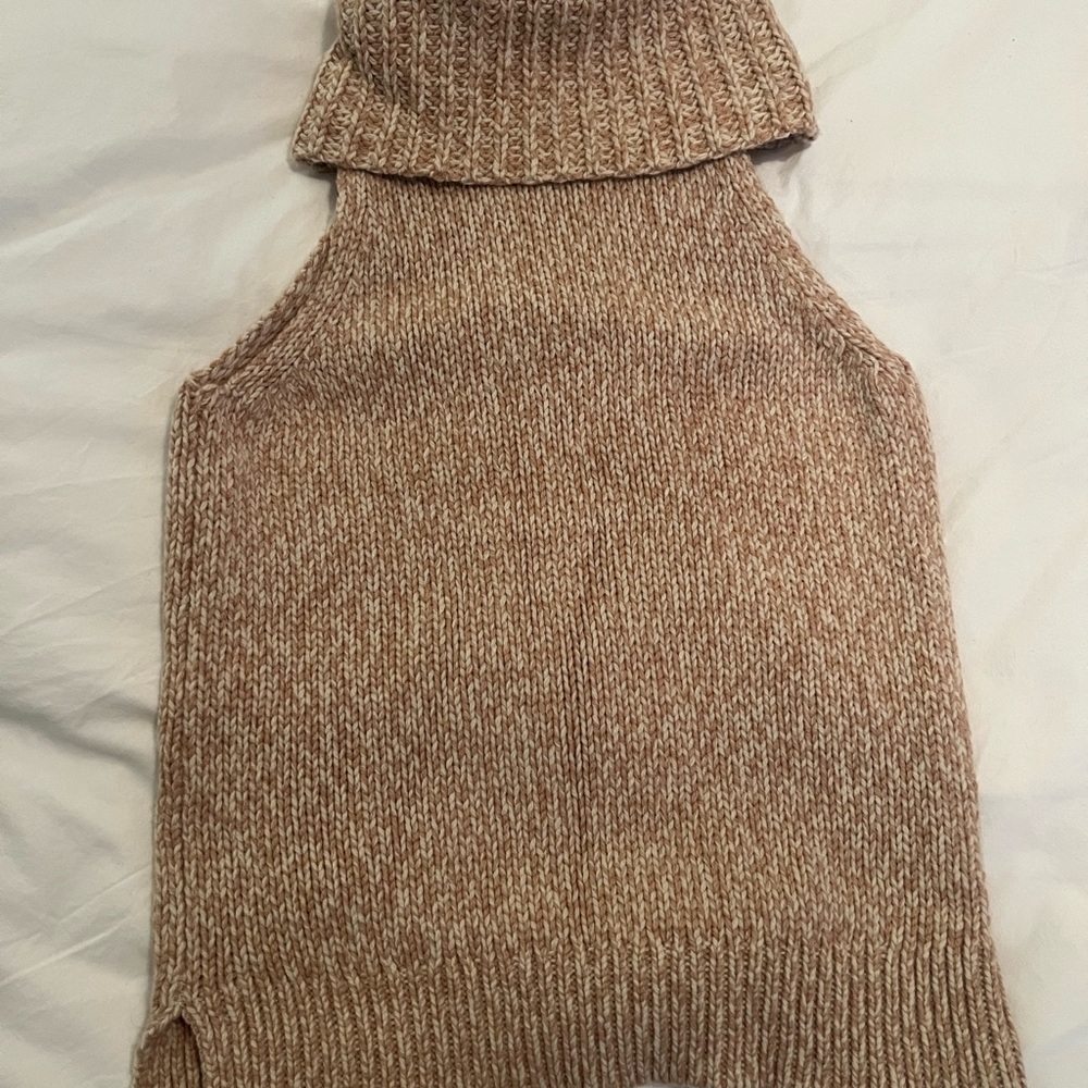 Madewell Cream Knit Turtleneck Sweater